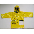 Baby Girls PU Rainwear Spring Flowers Raincoat Jacket